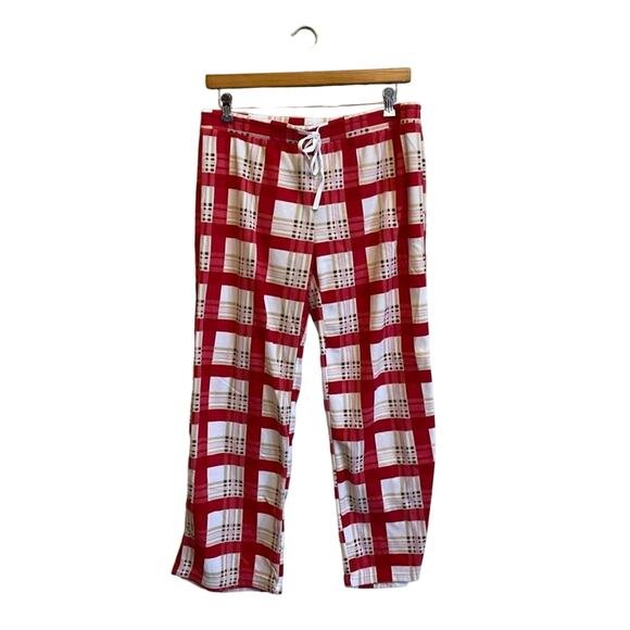 PJ Couture XL plaid polyester pajama bottoms soft cozy - Picture 1 of 7